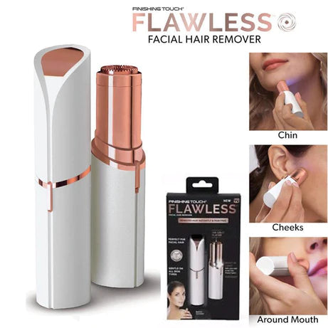 Rechargeable Flawless Facial Hair Removal Machine For Women