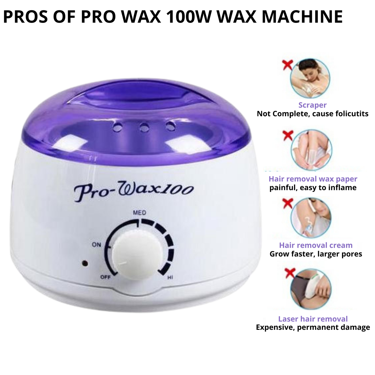 PRO Wax Heater (100) and Hot Wax Warmer Machine