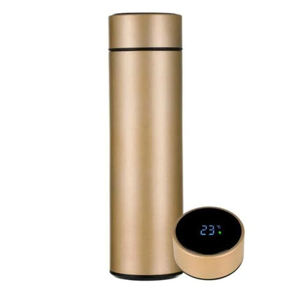 Temperature Water Bottle, LED Temperature Display, Hot Cold Vacuum Flasks, stainless Steel Thermos, LED 500ML Smart Thermos